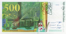 100 francs Pierre & Marie Curie 1994 